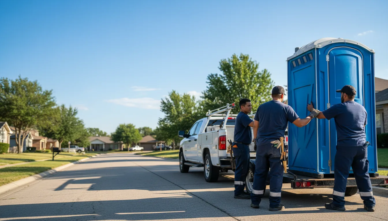 Portable Toilet Rental in Faxon, OK near me